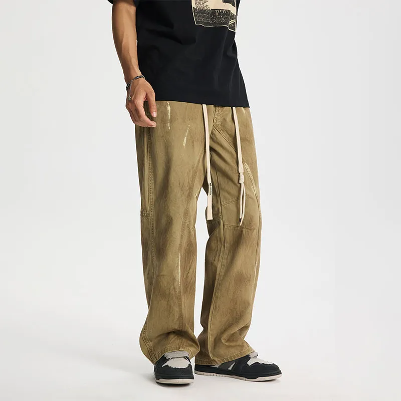 FAIRWHALE Jeans Unisex Khaki-4