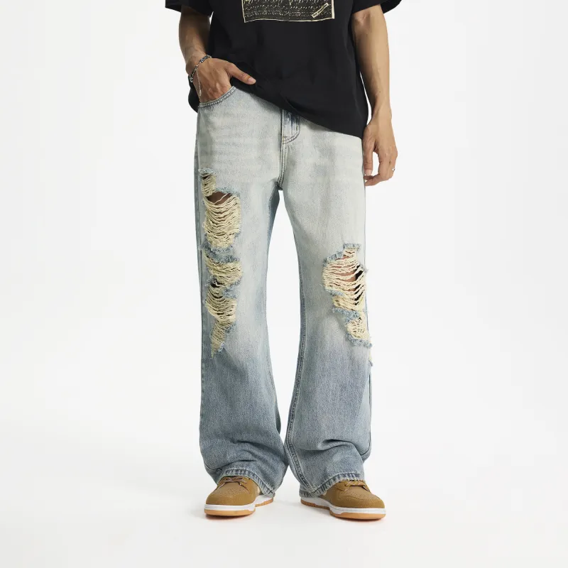FAIRWHALE Jeans Unisex Light Blue-5