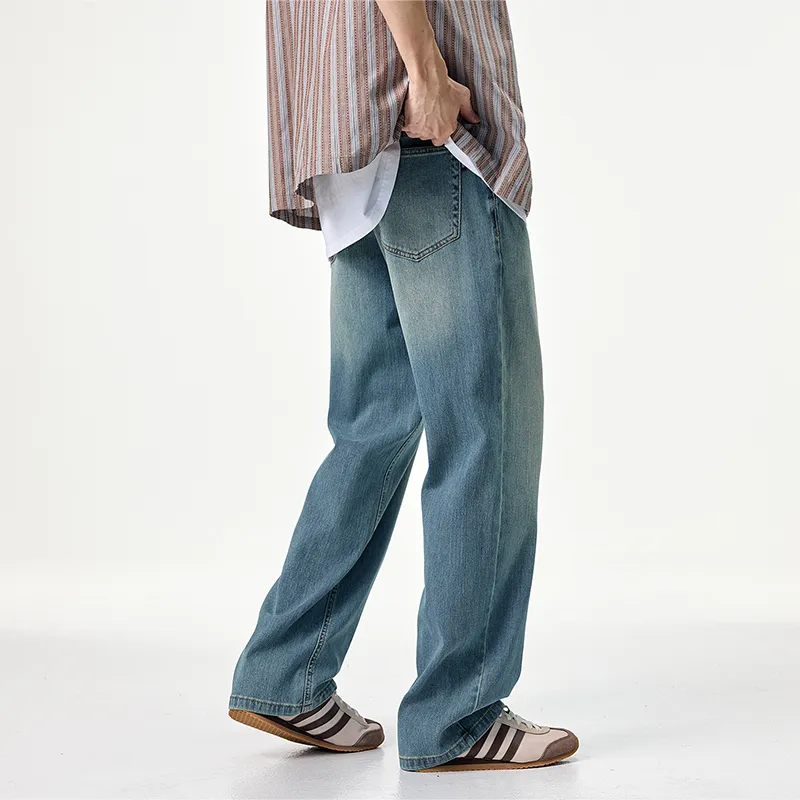 FAIRWHALE Jeans Unisex Light Blue-3