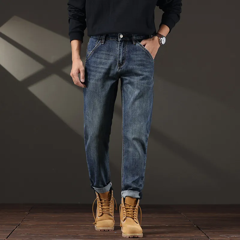 FAIRWHALE Jeans Unisex Denim Blue-3