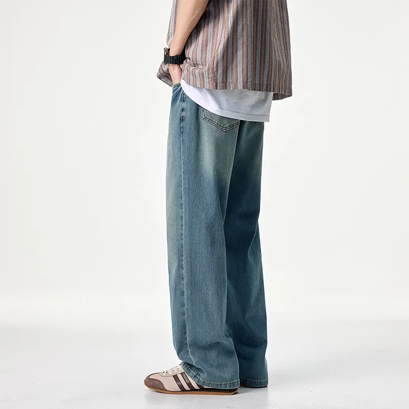 FAIRWHALE Jeans Unisex Light Blue-5