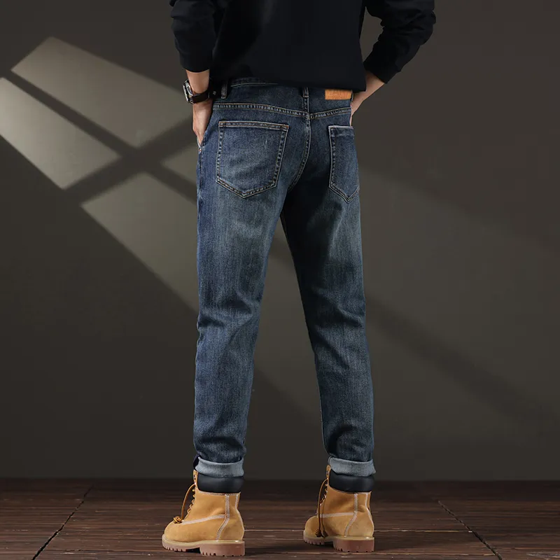 FAIRWHALE Jeans Unisex Denim Blue-6