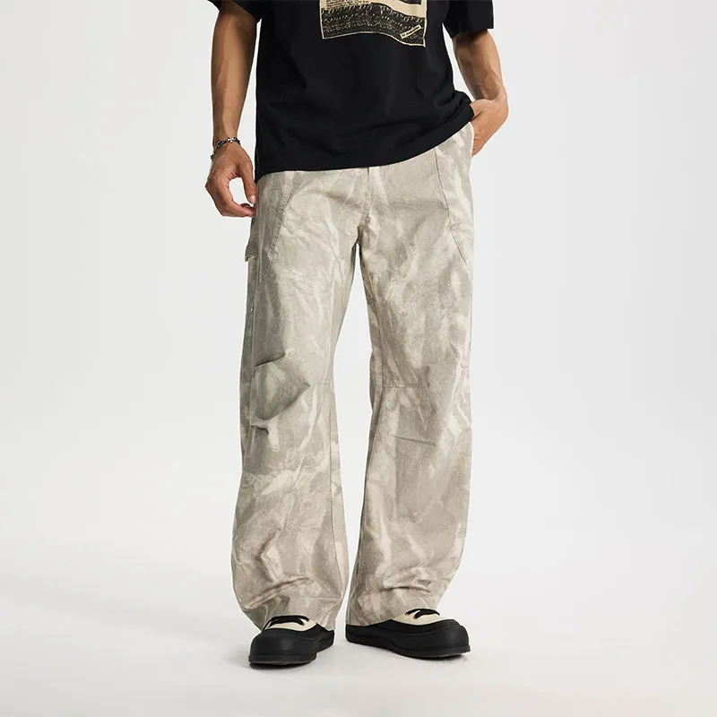 FAIRWHALE Casual Pants Unisex White-2