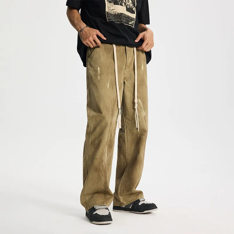 FAIRWHALE Jeans Unisex Khaki-7