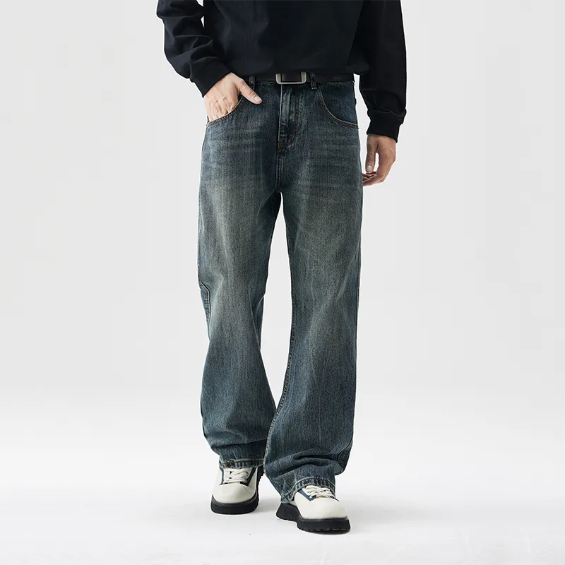 FAIRWHALE Jeans Unisex Denim Blue-2