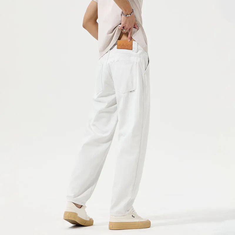 FAIRWHALE Jeans Unisex White-2
