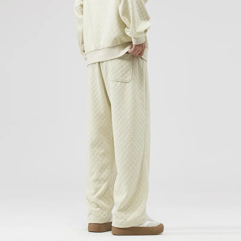 FAIRWHALE Casual Pants Unisex Khaki-6