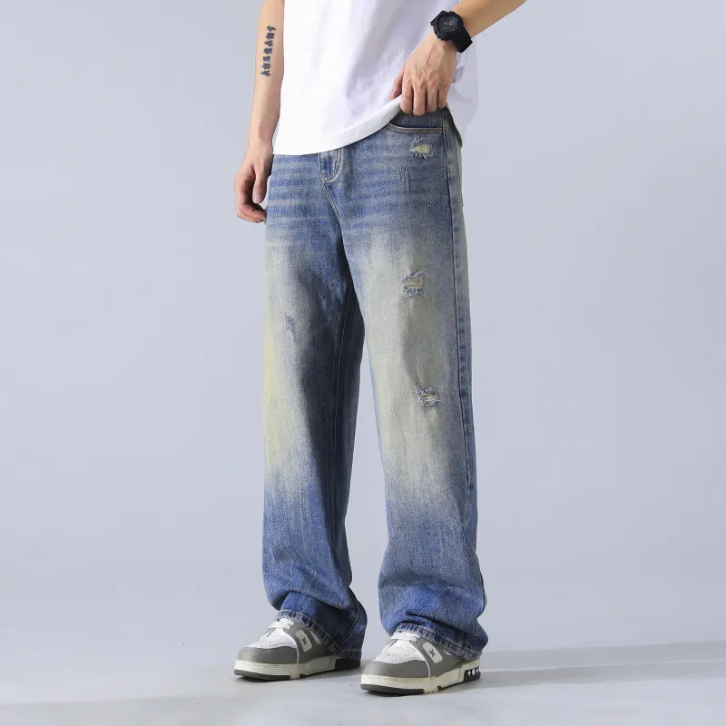 FAIRWHALE Jeans Unisex Gradient Blue-2