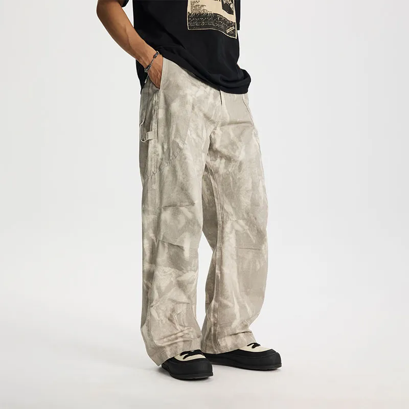 FAIRWHALE Casual Pants Unisex White-3