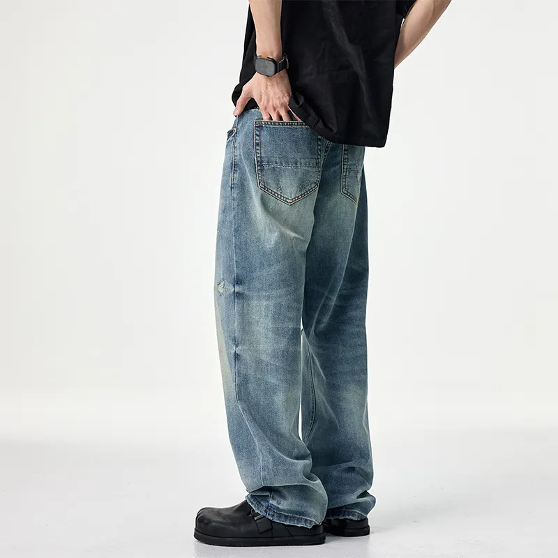 FAIRWHALE Jeans Unisex Denim Blue-6