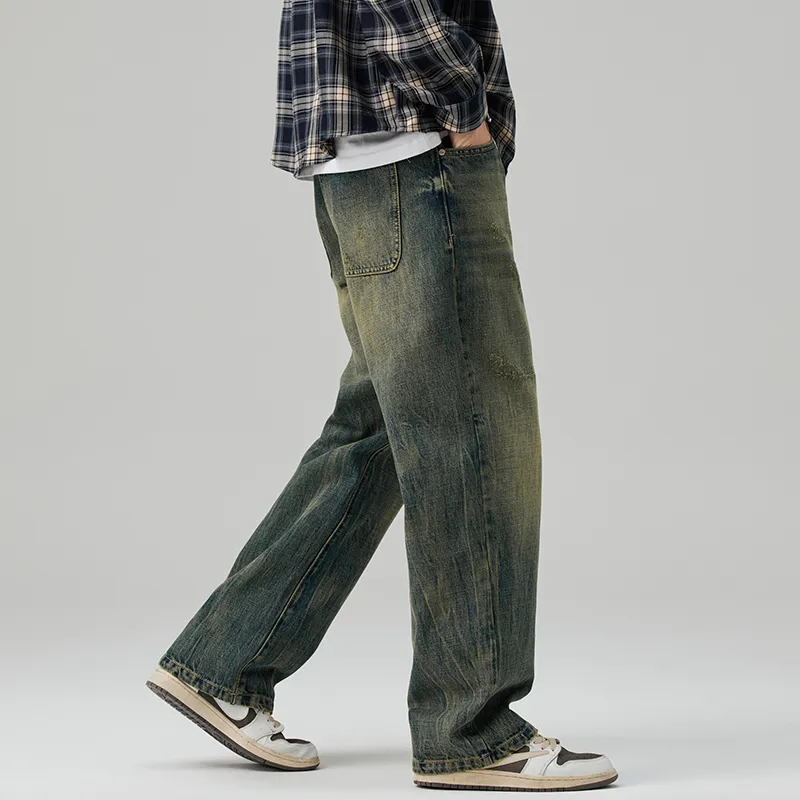 FAIRWHALE Jeans Unisex Denim Blue-1