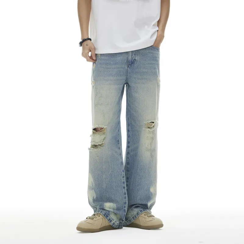 FAIRWHALE Jeans Unisex Light Blue-2