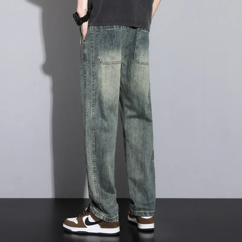 FAIRWHALE Harem Pants Unisex Light Blue-7