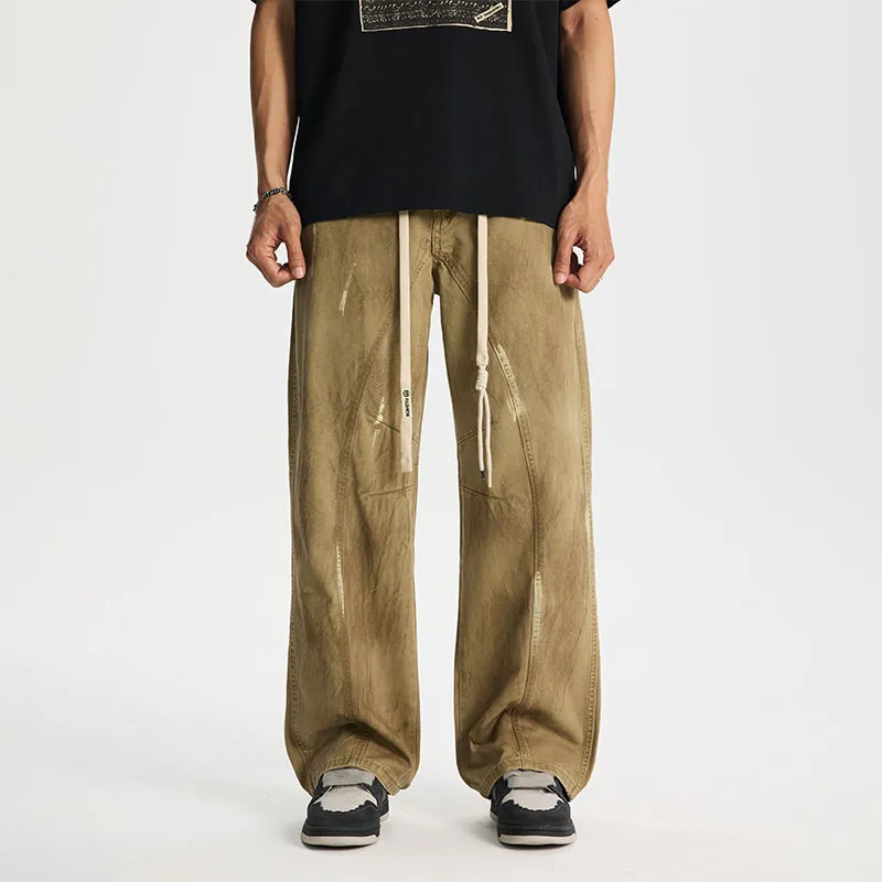 FAIRWHALE Jeans Unisex Khaki-6