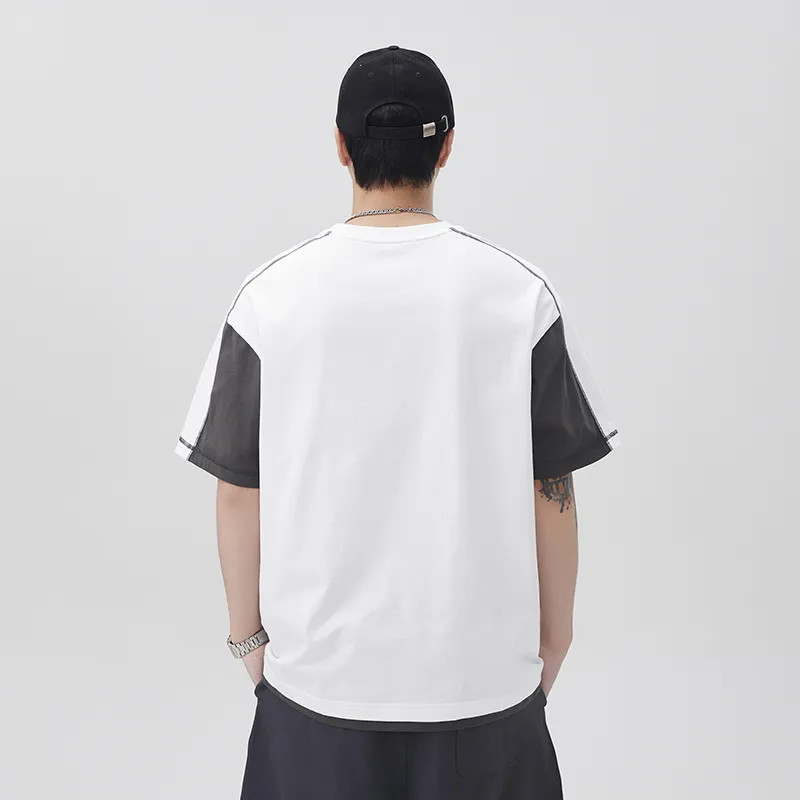 FAIRWHALE T Shirt Unisex White & Dark Gray-2