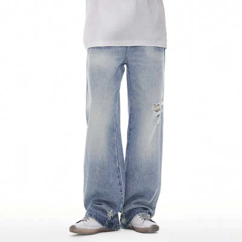 FAIRWHALE Jeans Unisex Light Blue-2