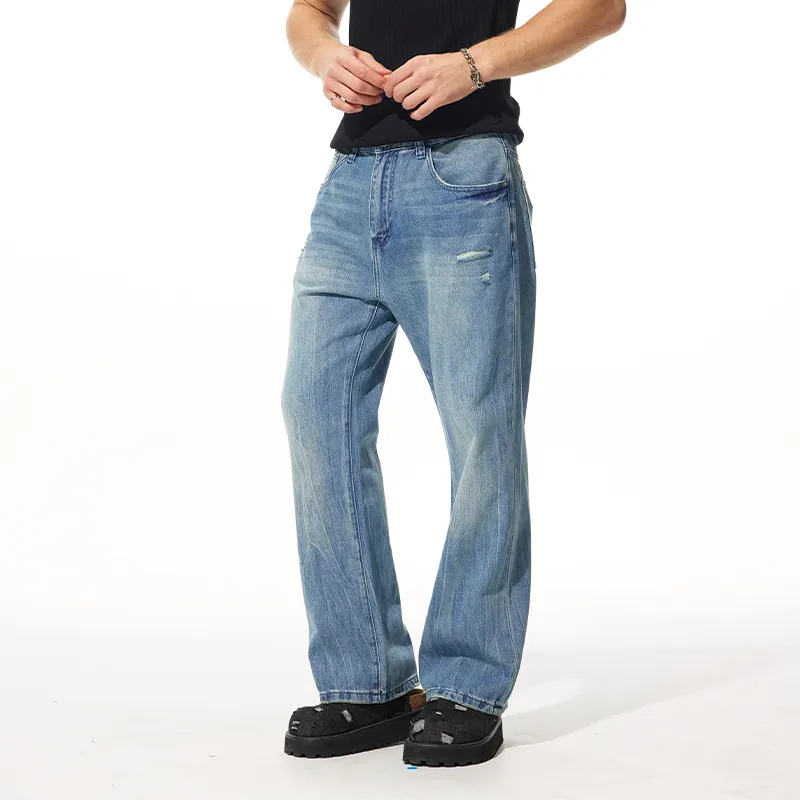 FAIRWHALE Jeans Unisex Denim Blue-3