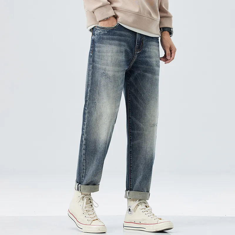 FAIRWHALE Jeans Unisex Blue-4