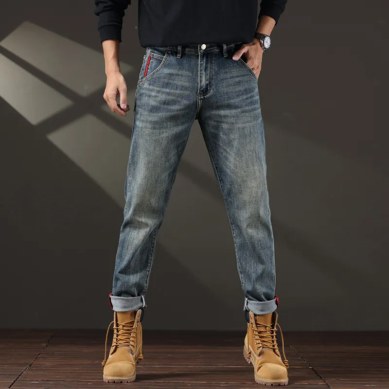 FAIRWHALE Jeans Unisex Denim Blue-5