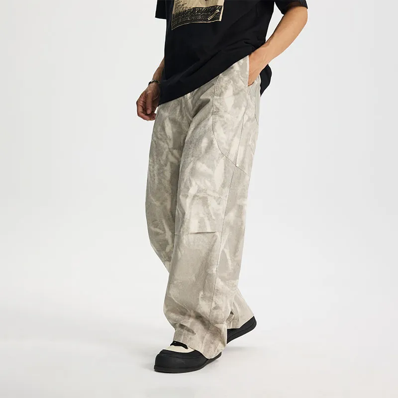 FAIRWHALE Casual Pants Unisex White-5