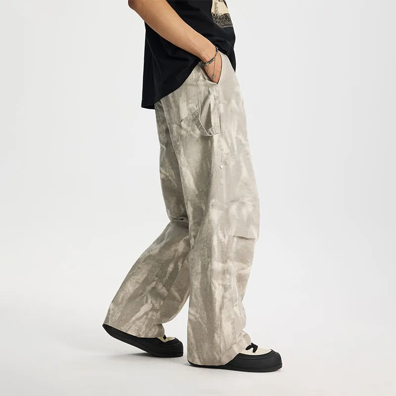FAIRWHALE Casual Pants Unisex White-4