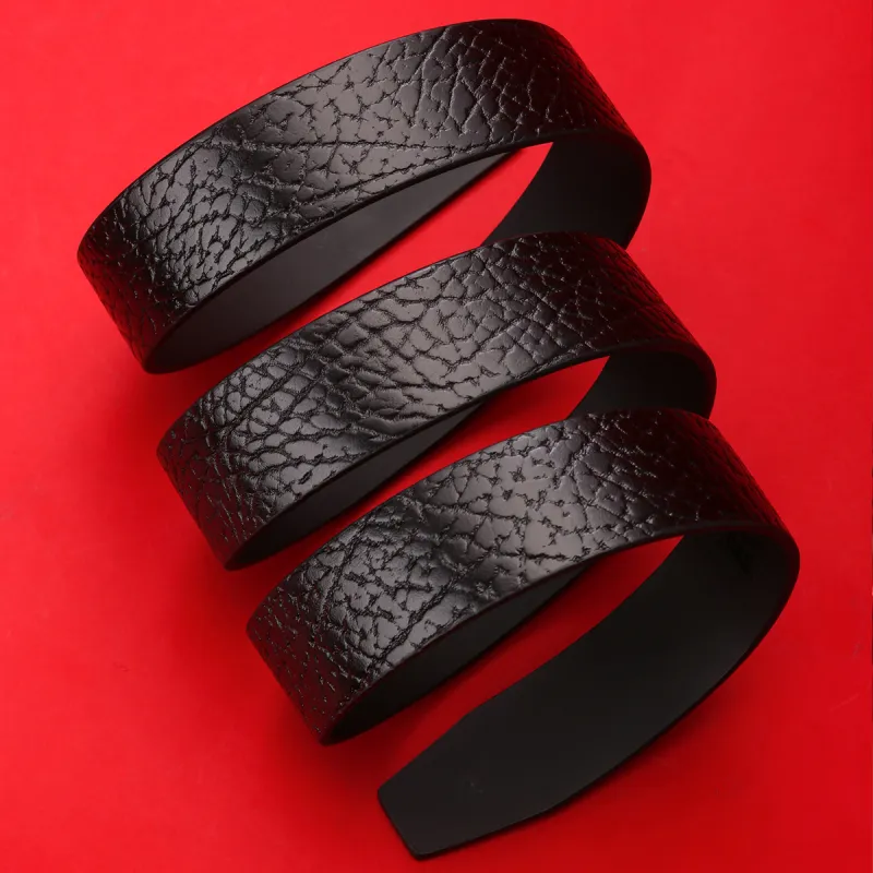 CATELLES Top Grain Cow Leather Belts Men's 3.5cm-1