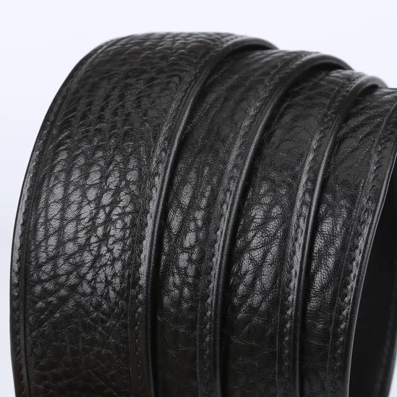 CATELLES Wild Cow Leather Textured Top Grain Cow Leather Leather Belts Men's Width  3.5cm-5