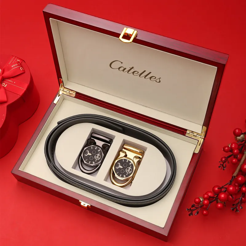 CATELLES Top Grain Cow Leather Belts Men's 3.5cm-7