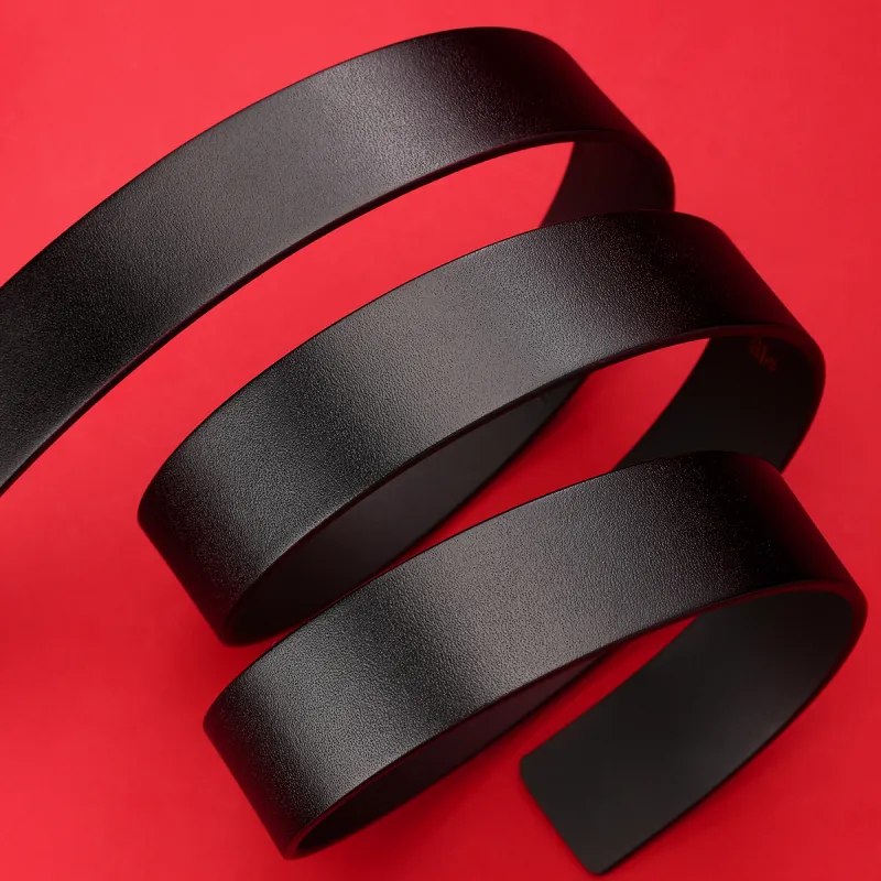 CATELLES Top Grain Cow Leather Belts Men's 3.5cm-1