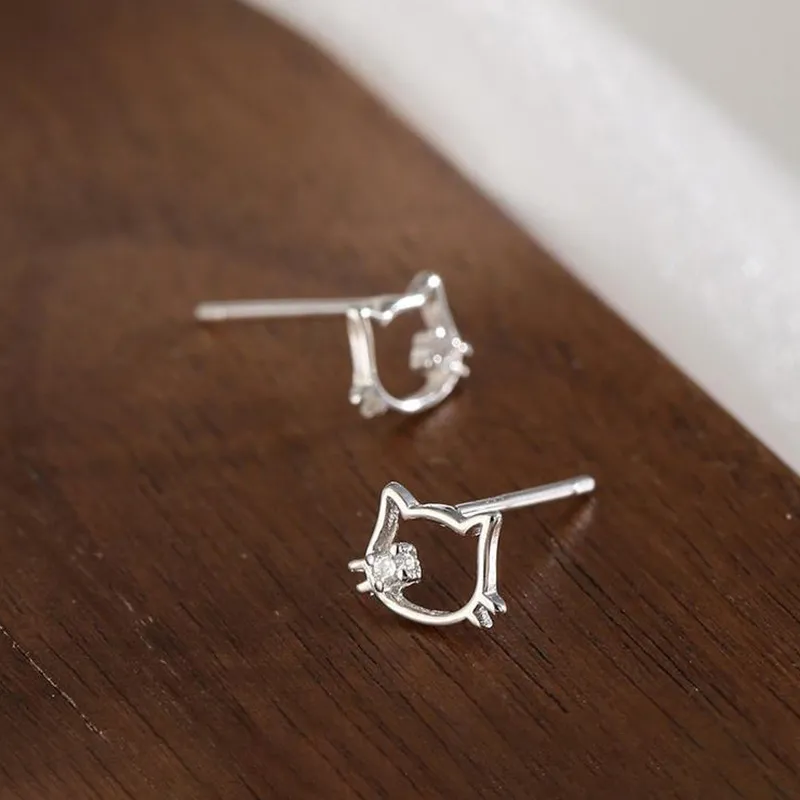PAYMERY S925 Silver Stud Earrings Women's-2