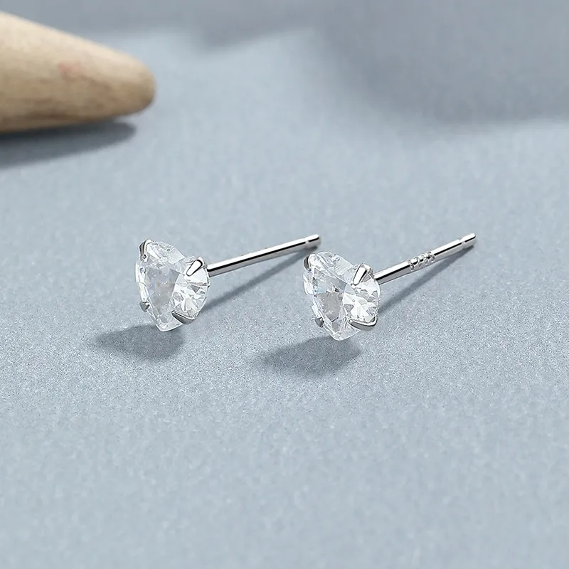 PAYMERY S925 Sterling Silver Stud With Alloy Stud Earrings Women's-1