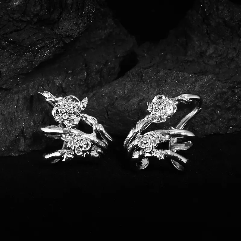 PAYMERY Alloy Clip On Earrings Women's-1