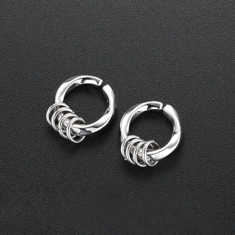 PAYMERY Alloy Clip On Earrings Unisex-1