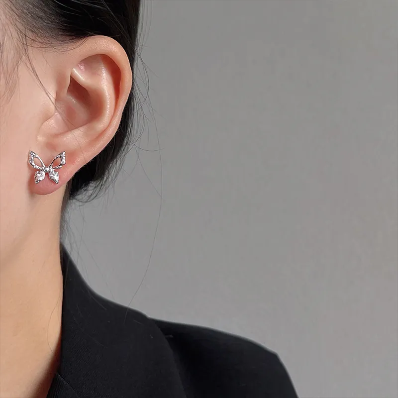 PAYMERY 925 Sterling Silver Stud Earrings Women's-4