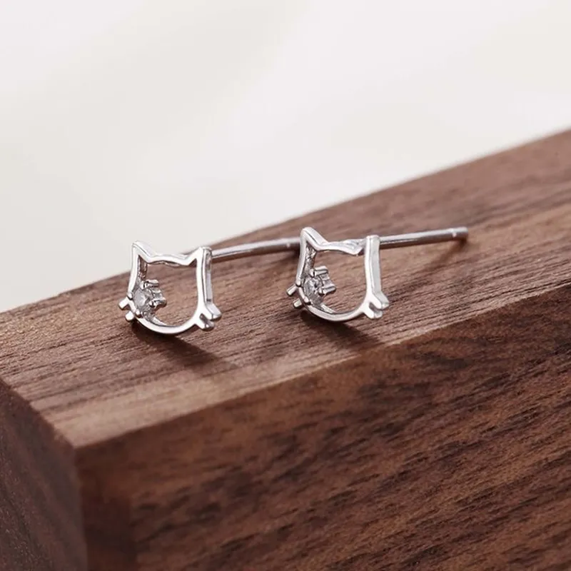 PAYMERY S925 Silver Stud Earrings Women's-1