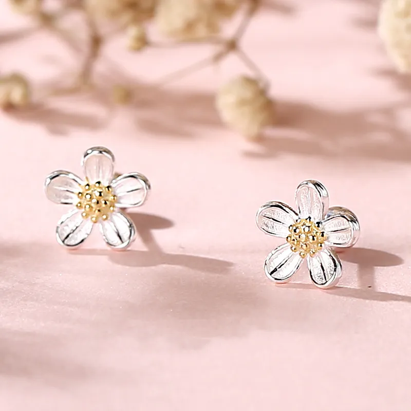 PAYMERY S999 Fine Silver Stud Earrings Women's-2