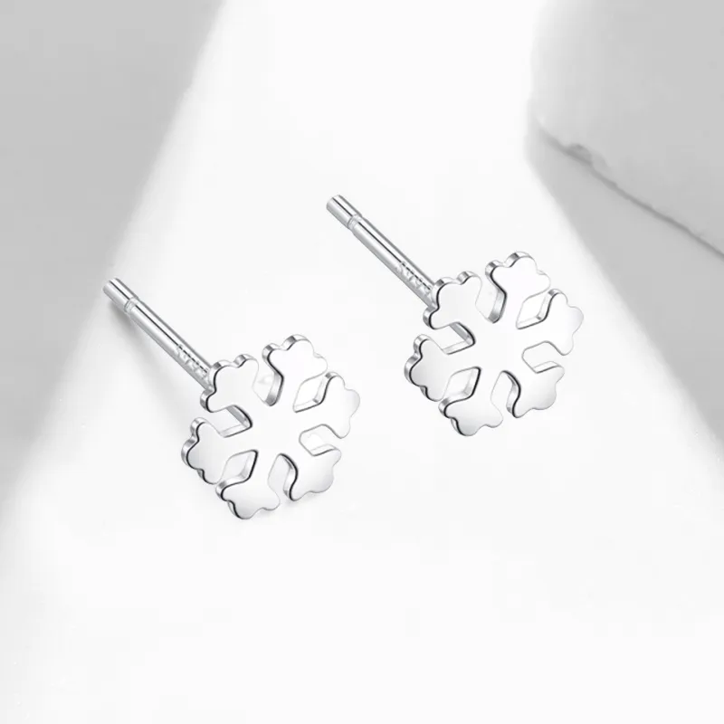 PAYMERY S999 Fine Silver Stud Earrings Women's-1