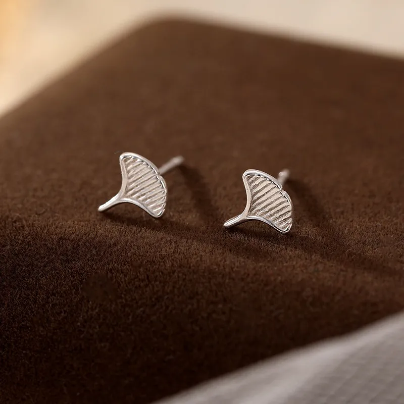 PAYMERY S999 Fine Silver Stud Earrings Women's-1