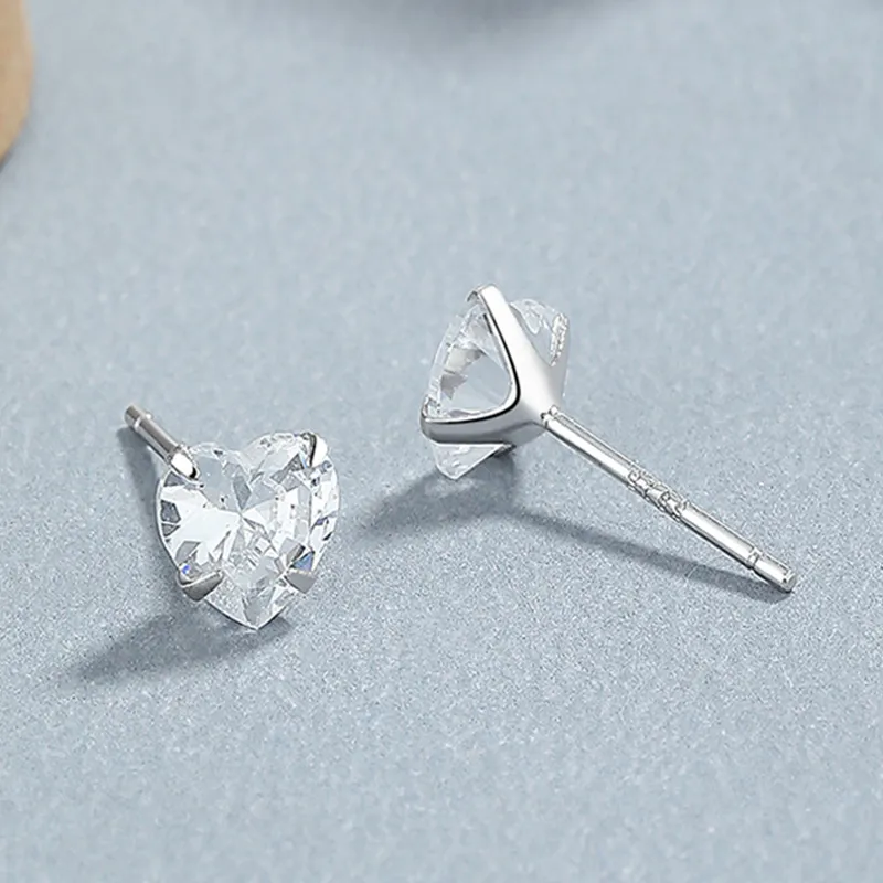 PAYMERY S925 Sterling Silver Stud With Alloy Stud Earrings Women's-2