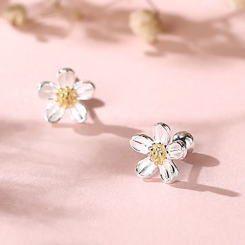 PAYMERY S999 Fine Silver Stud Earrings Women's-1