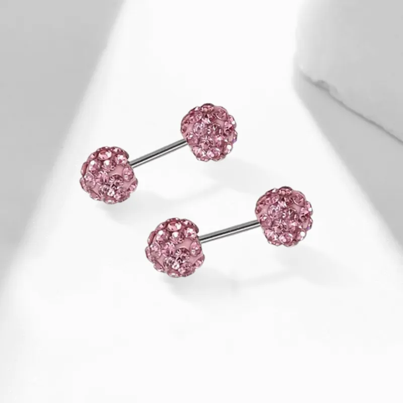 PAYMERY Titanium Steel Stud Earrings Women's-14