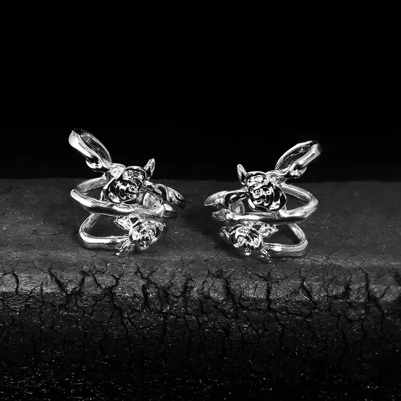 PAYMERY Alloy Clip On Earrings Women's-3