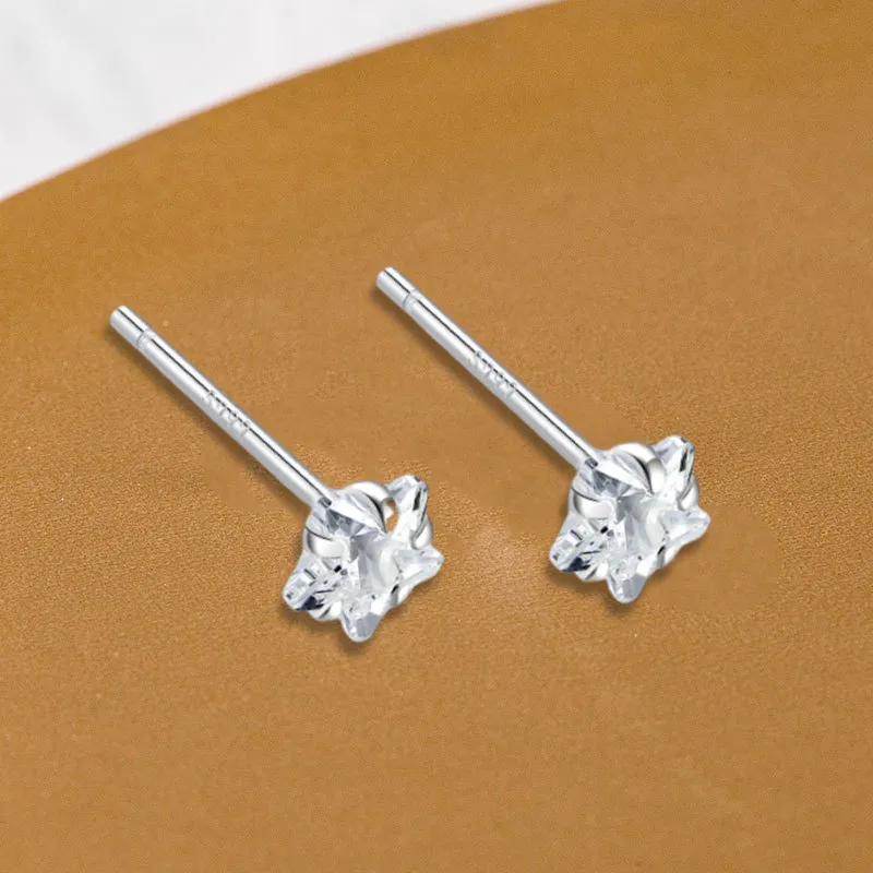 PAYMERY S999 Fine Silver Stud Earrings Women's-1
