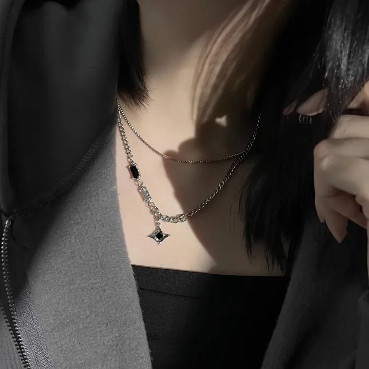 CRUISO Titanium Steel Necklaces Unisex-2