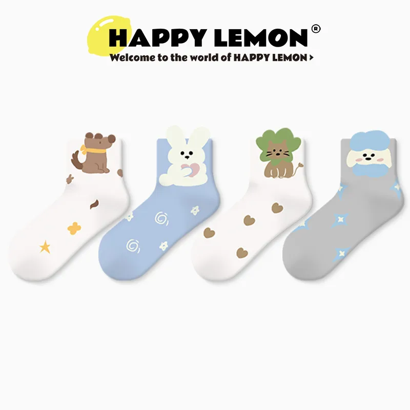 Happylemon Ankle Socks Women's 5 Pack Bedside Doll-1
