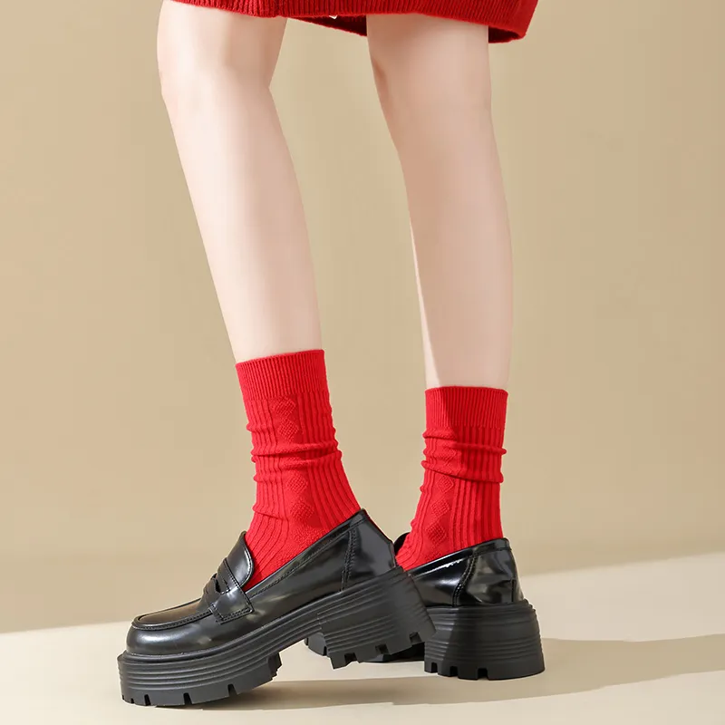 Caramella Mid Calf Socks Women's Combo Set-27
