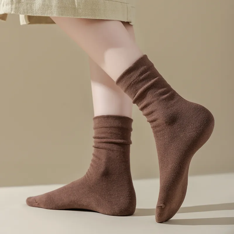 Caramella Mid Calf Socks Women's Combo Set-10