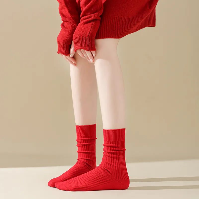 Caramella Mid Calf Socks Women's Combo Set-10