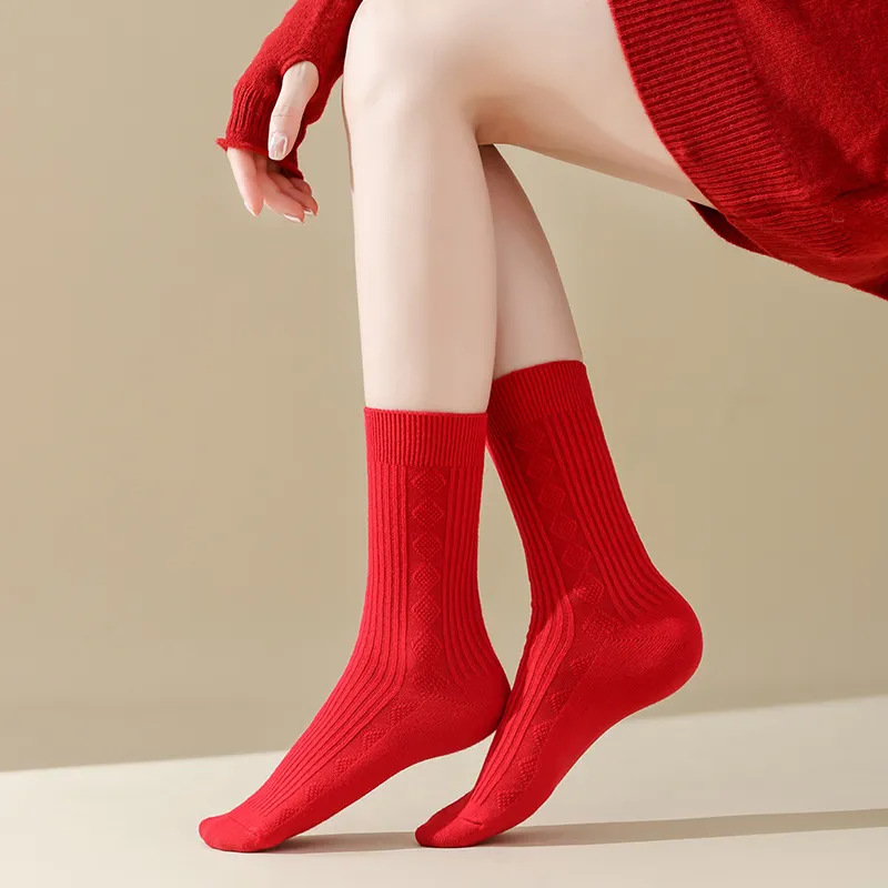 Caramella Mid Calf Socks Women's Combo Set-46