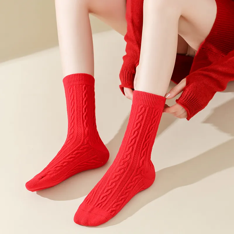 Caramella Mid Calf Socks Women's Combo Set-2